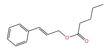3-Phenyl-2-propenyl pentanoate